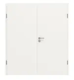 Frontansicht von Doppelflügeltür Arctic weiß A 222 PortaLit inkl. Zarge - Westag