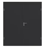 Frontansicht von GARANT Doppelflügeltür inkl. Zarge Matt RAL 9005 G-TEC