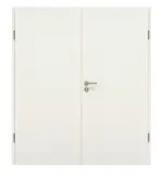Frontansicht von GARANT Doppelflügeltür inkl. Zarge Weiß Struktur Premium GCK08