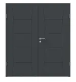 Frontansicht von Signum 22 Basic Lack Anthrazit RAL 7016 Doppelflügeltür inkl. Zarge - Huga