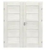 Frontansicht von CLASSEN Doppelflügeltür Lukka M1 Norwegische Esche CPL inkl. Zarge 