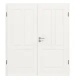 Frontansicht von Montana 3 ClassicLine Weißlack Doppelflügeltür inkl. Zarge - Hörmann