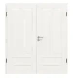 Frontansicht von Montana 5 ClassicLine Weißlack Doppelflügeltür inkl. Zarge - Hörmann
