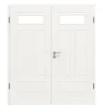Frontansicht von Montana 6 LA 1 ClassicLine Weißlack Doppelflügeltür inkl. Zarge - Hörmann