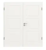 Frontansicht von Montana 7 ClassicLine Weißlack Doppelflügeltür inkl. Zarge - Hörmann