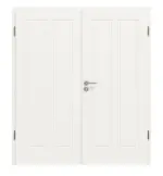 Frontansicht von Montana 8 ClassicLine Weißlack Doppelflügeltür inkl. Zarge - Hörmann