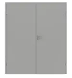 Frontansicht von CLASSEN Doppelflügeltür Natura Grau Matt Primo inkl. Zarge 