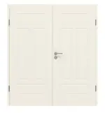Frontansicht von GARANT Doppelflügeltür Parma PF1 Weißlack mit Zarge