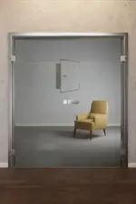 Ansicht von Prime Mattierung Doppelflügeltür mit Motiv matt - Erkelenz