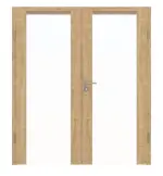 Frontansicht von Sueno 1 Concept Durat Asteiche Doppelflügeltür inkl. Zarge - Huga