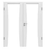 Frontansicht von Sueno 2 Concept Durat Bütte Weiß Doppelflügeltür inkl. Zarge - Huga