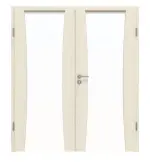 Frontansicht von Sueno 2 Concept Durat Lärche lasiert Doppelflügeltür inkl. Zarge - Huga