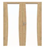 Frontansicht von Sueno 2 Concept Durat Asteiche Doppelflügeltür inkl. Zarge - Huga