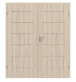 Frontansicht von CLASSEN Doppelflügeltür Tetyda M5 Eiche Sonoma 3D Look inkl. Zarge 