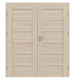 Frontansicht von CLASSEN Doppelflügeltür Tosca M1 Eiche Sonoma 3D Look inkl. Zarge 