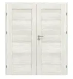 Frontansicht von CLASSEN Doppelflügeltür Tosca M1 Norwegische Esche CPL inkl. Zarge 