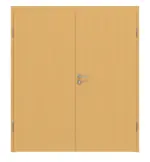 Frontansicht von Typ 43-00 Buche Lamikor Doppelflügeltür inkl. Zarge - Kilsgaard