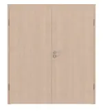 Frontansicht von Typ 43-00 Nova Ahorn Lamikor Doppelflügeltür inkl. Zarge - Kilsgaard