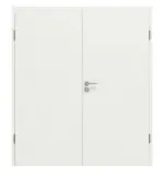 Frontansicht von Typ 43-00 TopWeiß Lamikor Doppelflügeltür inkl. Zarge - Kilsgaard
