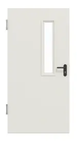 Frontansicht von Innentür-Set Stahl Mehrzwecktür STU/STS MZ-1 mit LA-B1 inkl. 2-schaliger Umfassungszarge - Hörmann