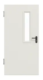 Frontansicht von Außentür-Set Stahl Mehrzwecktür STU/STS MZ-1 mit LA-B1 inkl. 2-schaliger Umfassungszarge - Hörmann