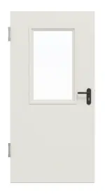 Frontansicht von Innentür-Set Stahl Mehrzwecktür STU/STS MZ-1 mit LA-B2 inkl. Eckzarge - Hörmann