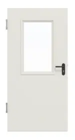 Frontansicht von Innentür-Set Stahl Mehrzwecktür STU/STS MZ-1 mit LA-B2 inkl. Blockzarge 62/55 - Hörmann