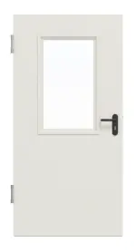 Frontansicht von Innentür-Set Stahl Mehrzwecktür STU/STS MZ-1 mit LA-B2 inkl. Blendrahmen - Hörmann