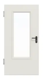 Frontansicht von Außentür-Set Stahl Mehrzwecktür STU/STS MZ-1 mit LA-B3 inkl. Blockzarge 62/55 - Hörmann