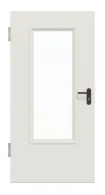 Frontansicht von Außentür-Set Stahl Mehrzwecktür STU/STS MZ-1 mit LA-B3 inkl. Blendrahmen - Hörmann