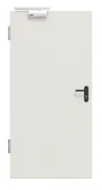 Frontansicht von Innentür-Set Stahl mit Feuerschutzfunktion STU/STS T30-1 inkl. Blockzarge 62/55 - Hörmann