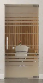 Bild von Selina Motiv klar Glaspendeltür DORMA Mundus BTS Variante 1 - Erkelenz