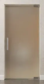 Bild von Vollflächig matt Glaspendeltür DORMA Mundus BTS Variante 1 - Erkelenz