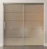 Bild von Prime Motiv klar Glasschiebetür mit festem Seitenteil Sigma Flexible Variante 1 - Erkelenz