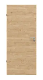 Frontansicht von Asteiche quer Basic Durat Innentür - Huga