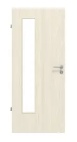 Frontansicht von Lärche lasiert LA 24 bandseitig Basic Durat Innentür - Huga