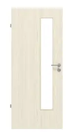 Frontansicht von Lärche lasiert LA 24 schlossseitig Basic Durat Innentür - Huga