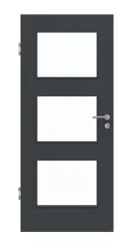 Frontansicht von Anthrazit RAL 7016 LA 11 Basic Lack Innentür - Huga