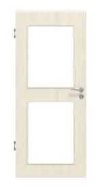 Frontansicht von Lärche lasiert LA 12 Basic Durat Innentür - Huga