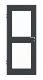 Frontansicht von Anthrazit RAL 7016 LA 12 Basic Lack Innentür - Huga