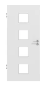 Frontansicht von Bütte Weiß LA 14 Basic Durat Innentür - Huga