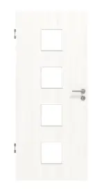 Frontansicht von Pino Weiß LA 14 Basic Durat Innentür - Huga