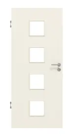 Frontansicht von Weiß ähnlich RAL 9010 LA 14 Basic Lack Innentür - Huga