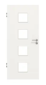 Frontansicht von Weiß ähnlich RAL 9016 LA 14 Basic Lack Innentür - Huga