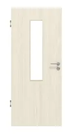 Frontansicht von Lärche lasiert LA 4 mittig Basic Durat Innentür - Huga