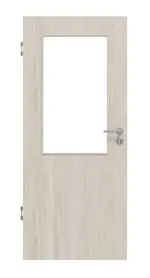 Frontansicht von Eiche lasiert LA 7 Basic Durat Innentür - Huga