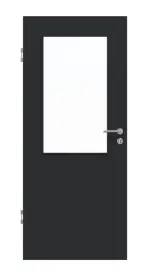 Frontansicht von Anthrazit RAL 7016 LA 7 Mattlack Basic Innentür - Huga