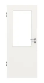 Frontansicht von Weiß RAL 9016 LA 7 Basic Durat Innentür - Huga