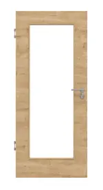 Frontansicht von Asteiche quer LA 8 Basic Durat Innentür - Huga