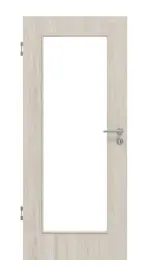 Frontansicht von Eiche lasiert LA 8 Basic Durat Innentür - Huga